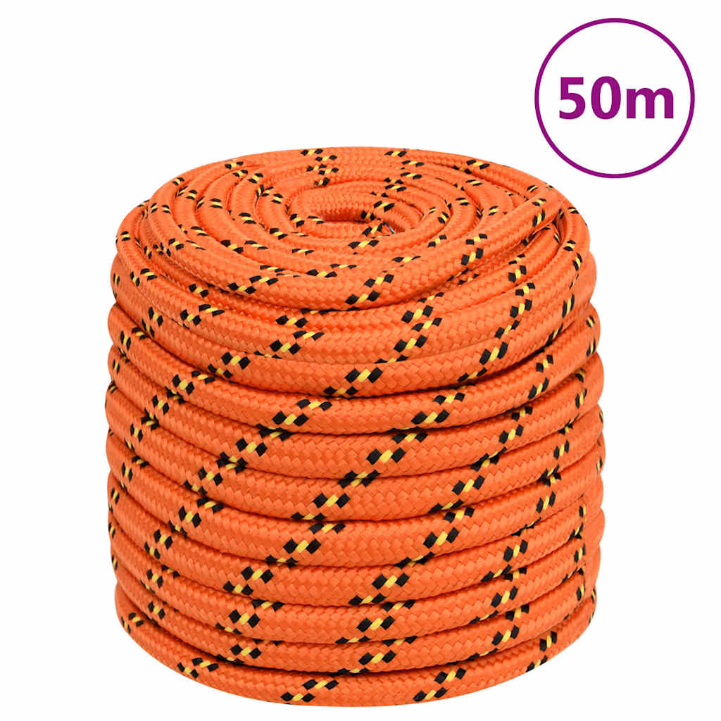 Bootsseil Orange 18 mm 50 m Polypropylen