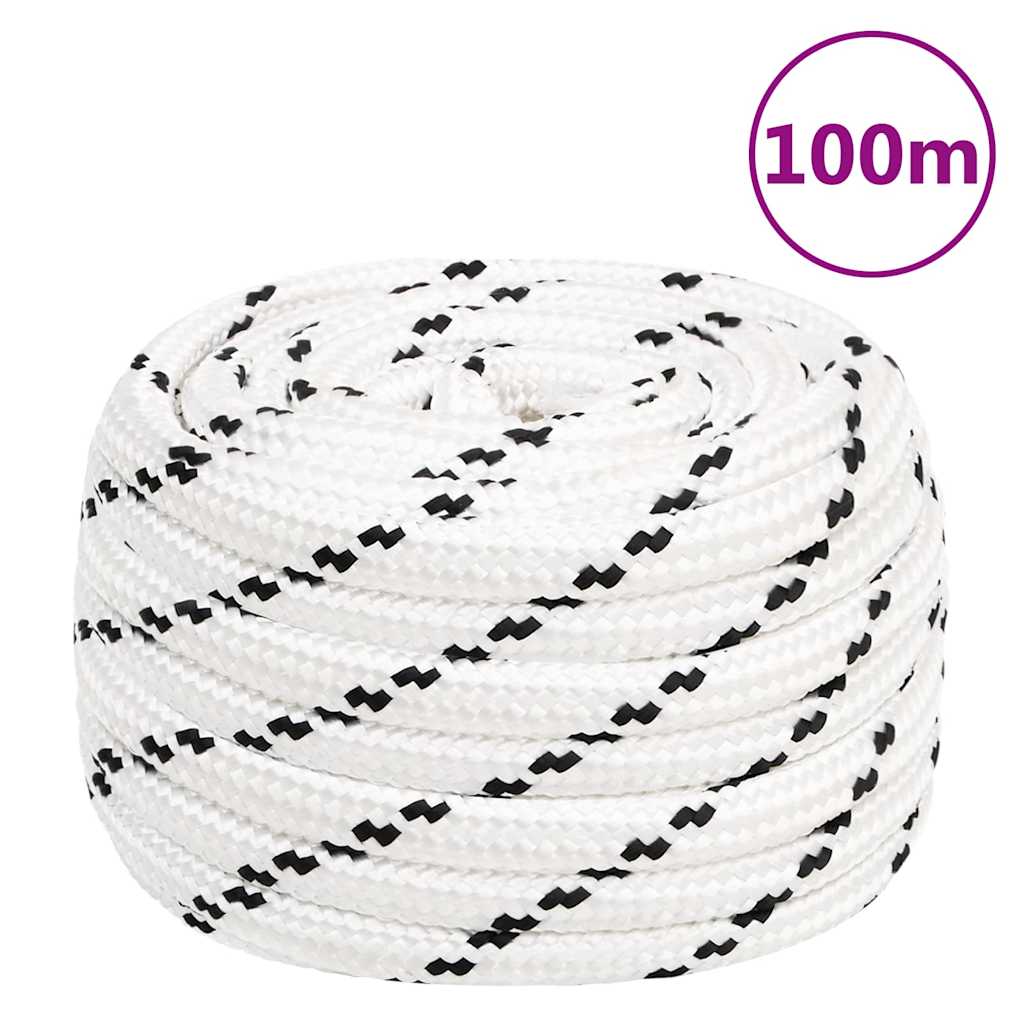 Arbeitsseil Weiß 16 mm 100 m Polyester