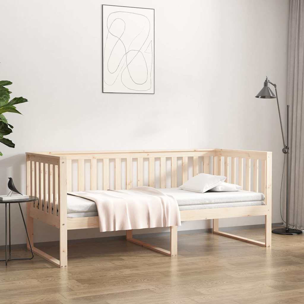 Tagesbett ohne Matratze 100x200 cm Massivholz Kiefer