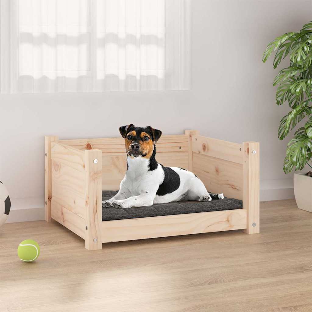 Hundebett 55,5 x 45,5 x 28 cm Massivholz Kiefer