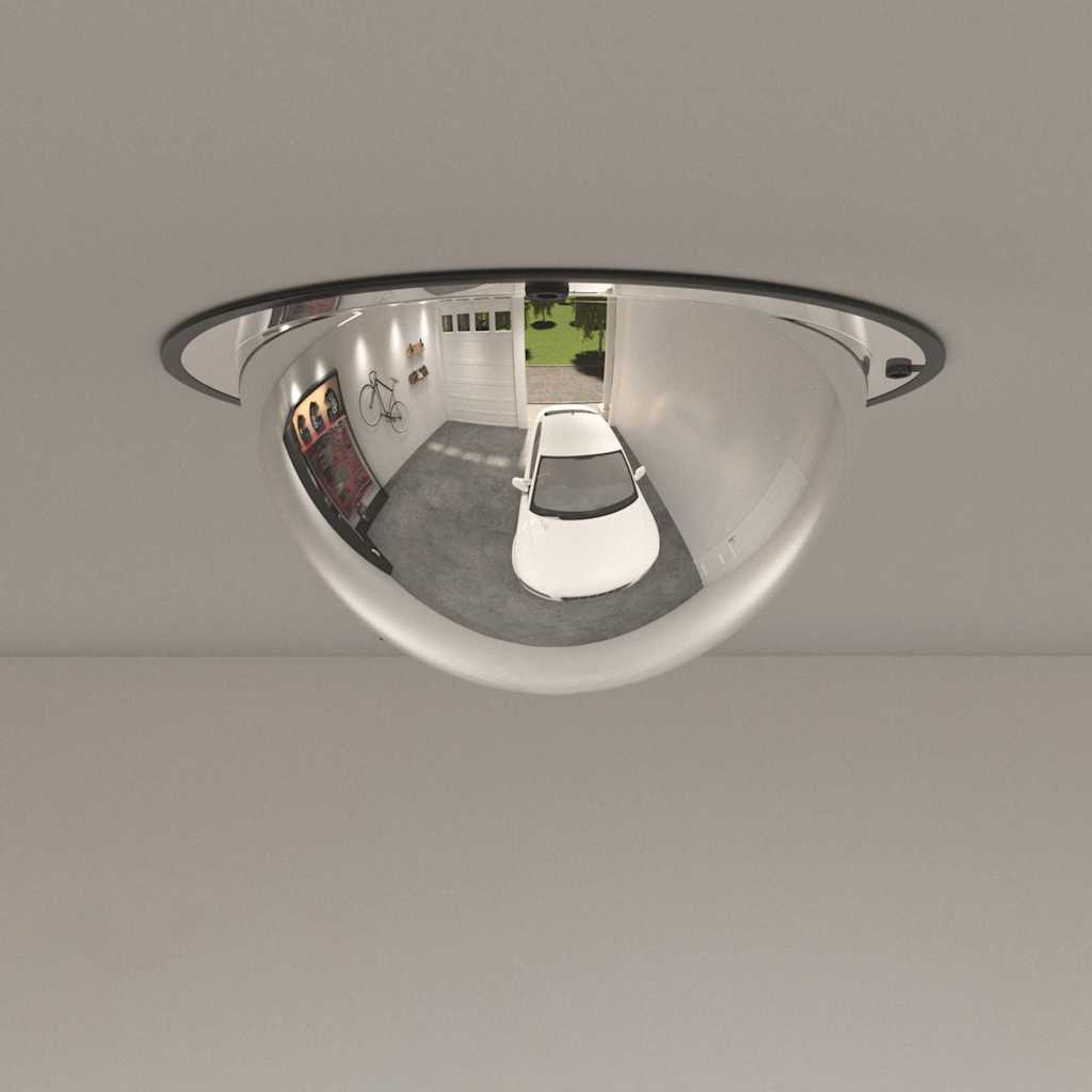 Voll gewölbter Verkehrsspiegel Ø30 cm Acryl