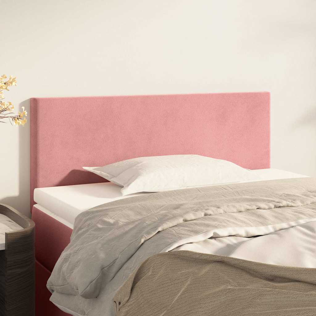 Kopfteil Rosa 90x5x78/88 cm Samt
