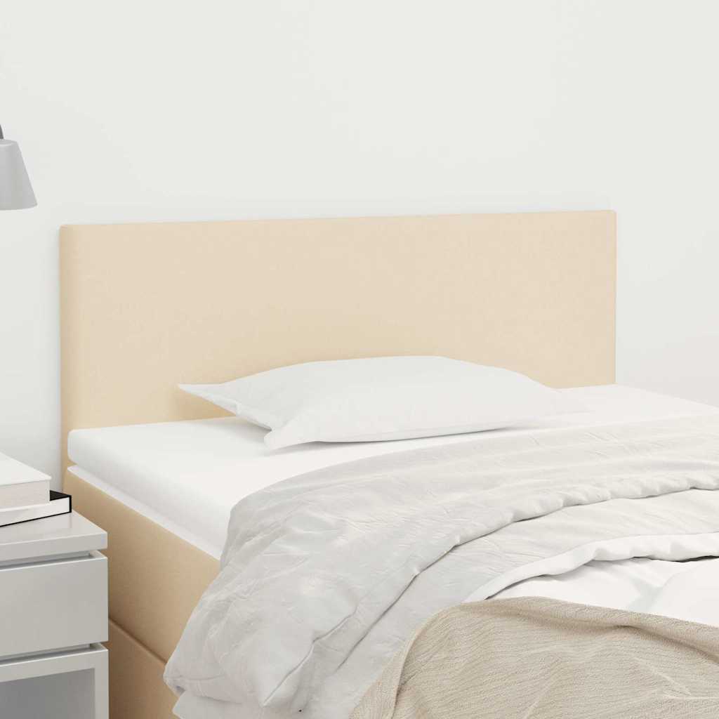 Kopfteil Creme 100x5x78/88 cm Stoff