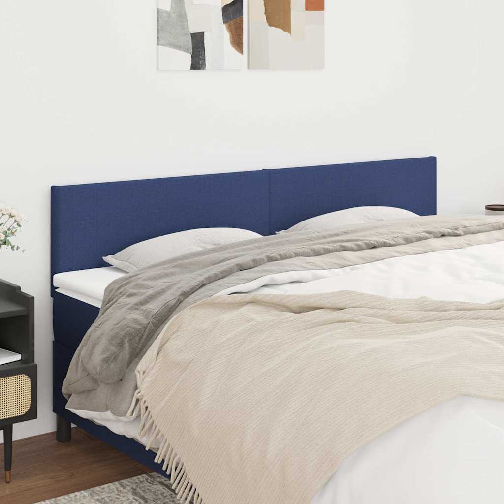 Kopfteile Blau 180x5x78/88 cm Stoff