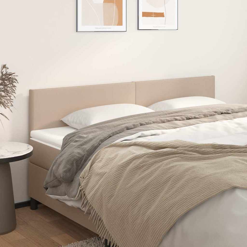 Kopfteile Cappuccino-Braun 200x5x78/88 cm Kunstleder