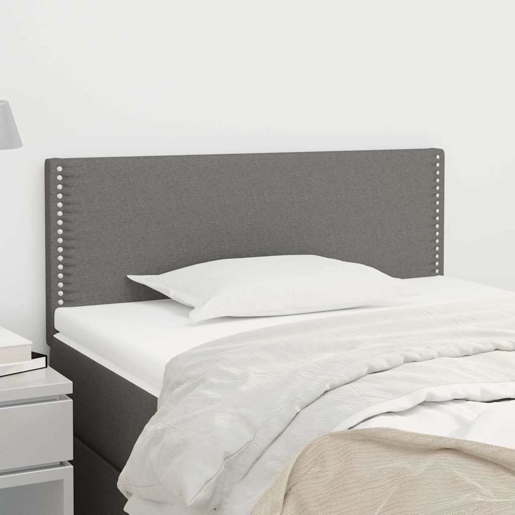 Kopfteil Dunkelgrau 80x5x78/88 cm Stoff