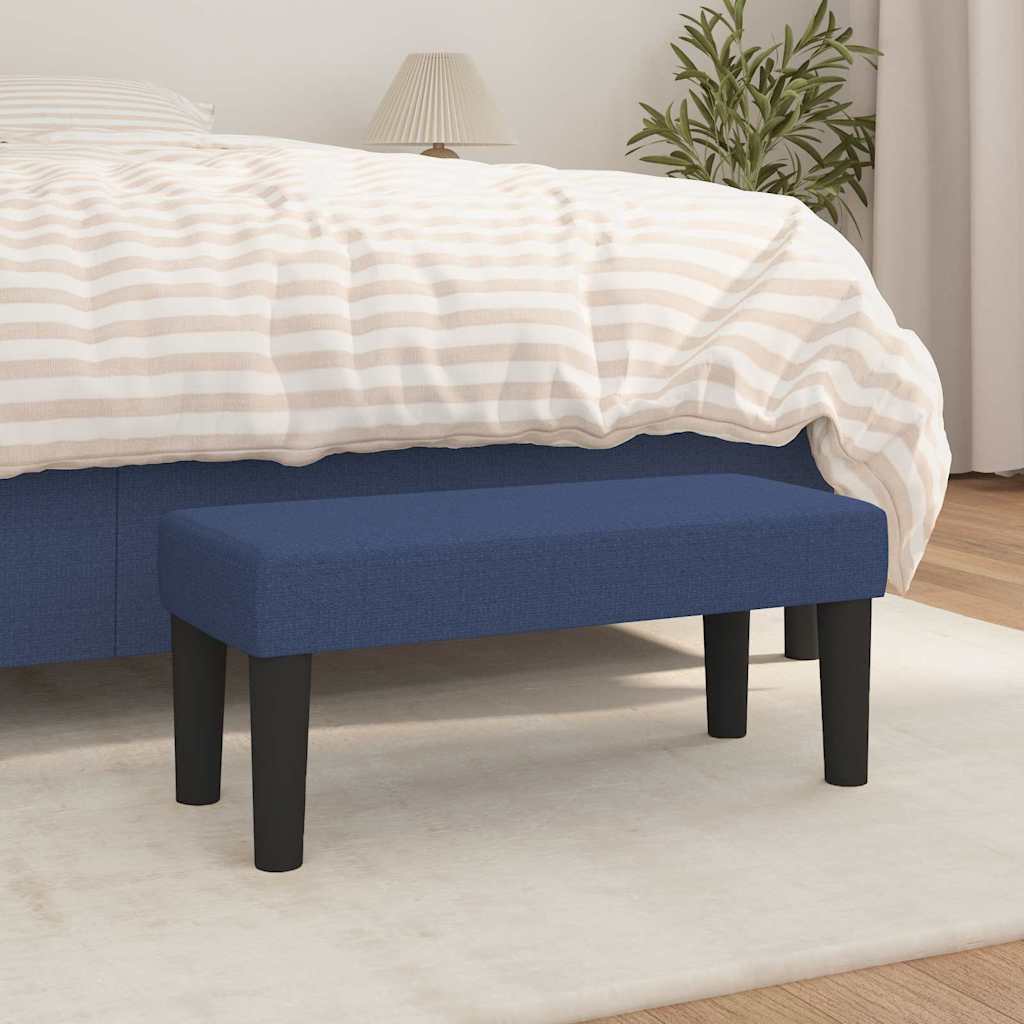 | Bank | Blau 70 x 30 x 30 cm Stoff