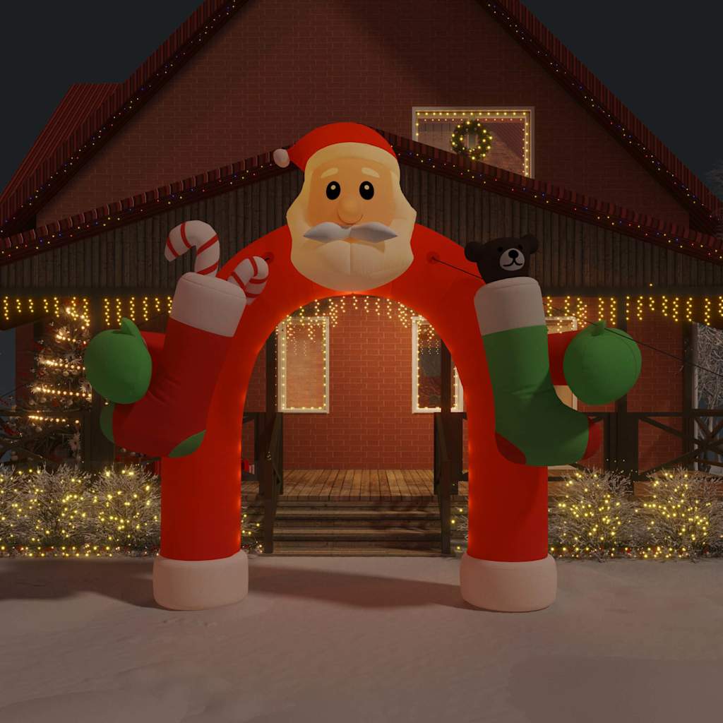 Aufblasbarer Weihnachtsbogen mit LEDs 320 cm
