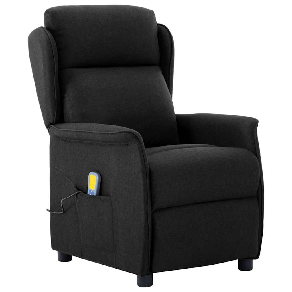 Massagesessel Schwarz 93,5 x 67,5 x 101,5 cm Stoff