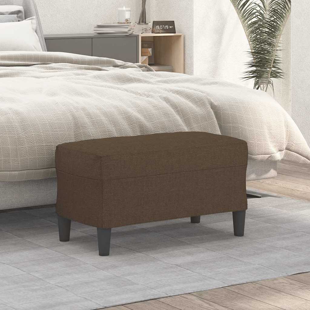 Sitzbank Braun 70x35x41 cm Stoff