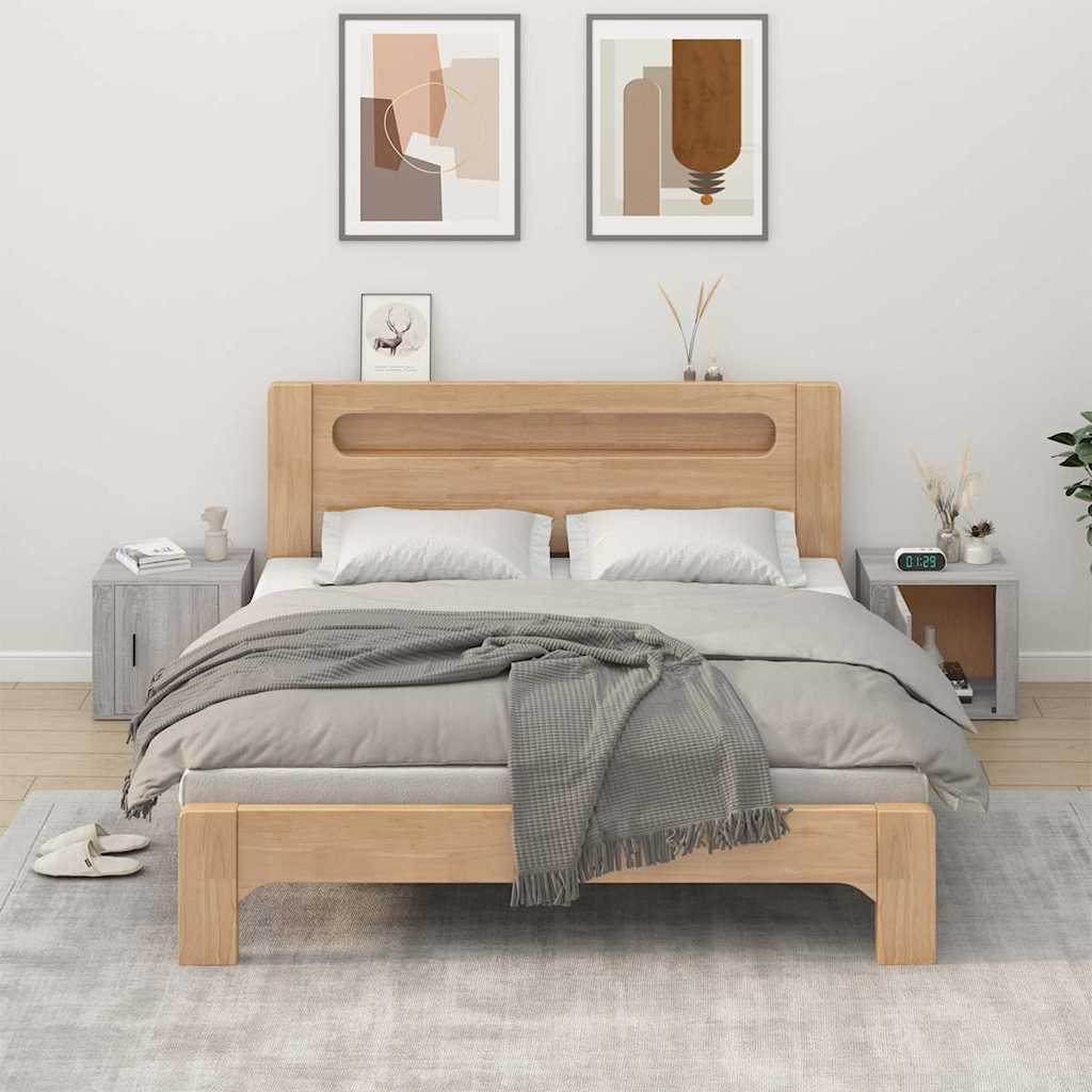 Nachttische 2 Stk. Grau Sonoma 50x39x47 cm