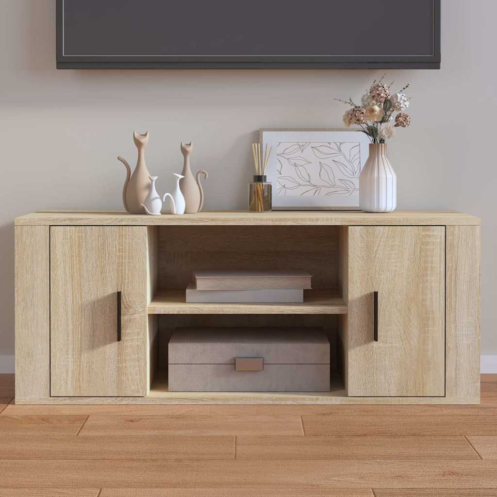 TV-Schrank Sonoma-Eiche 100x35x40 cm Holzwerkstoff