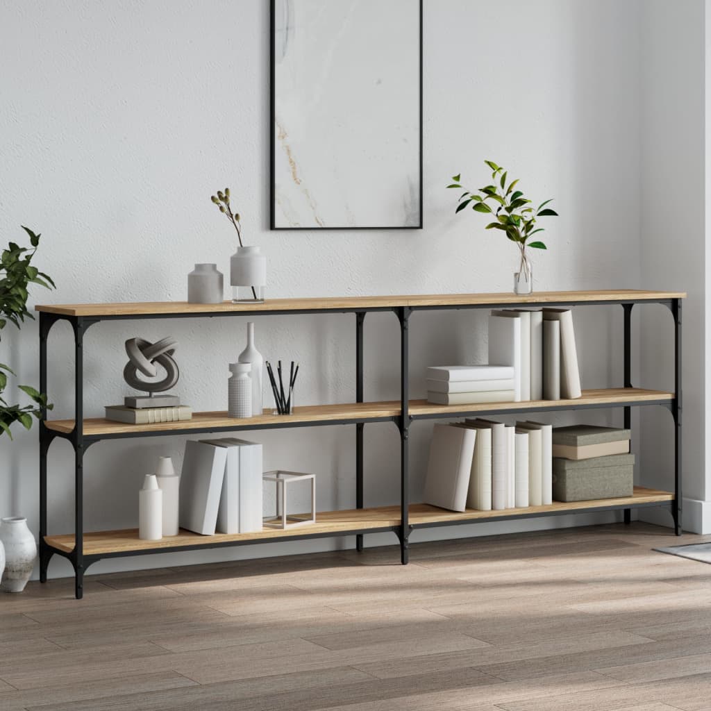 Konsolentisch Sonoma-Eiche 200 x 29 x 75 cm Holzwerkstoff