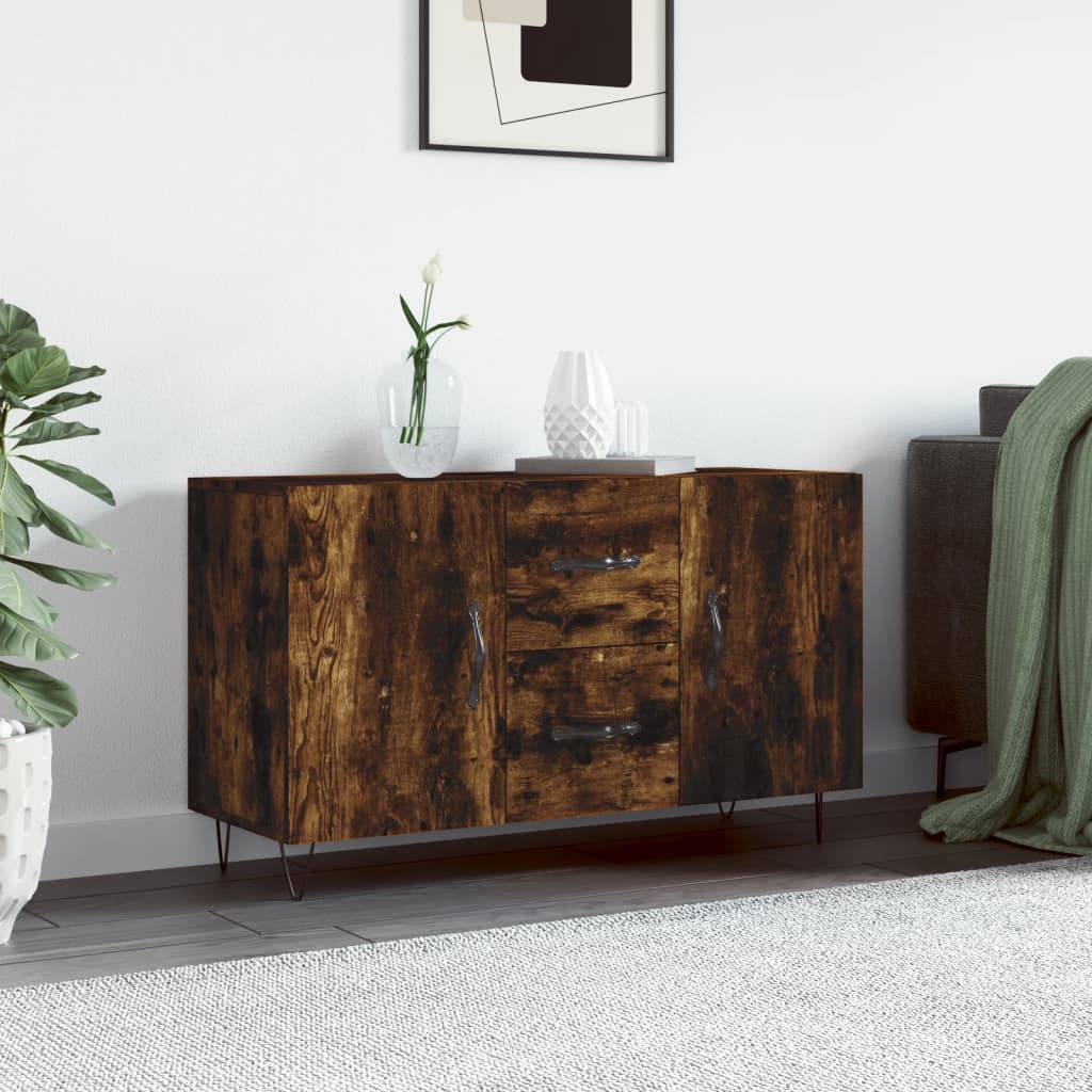 Sideboard Räuchereiche 100x36x60 cm Holzwerkstoff