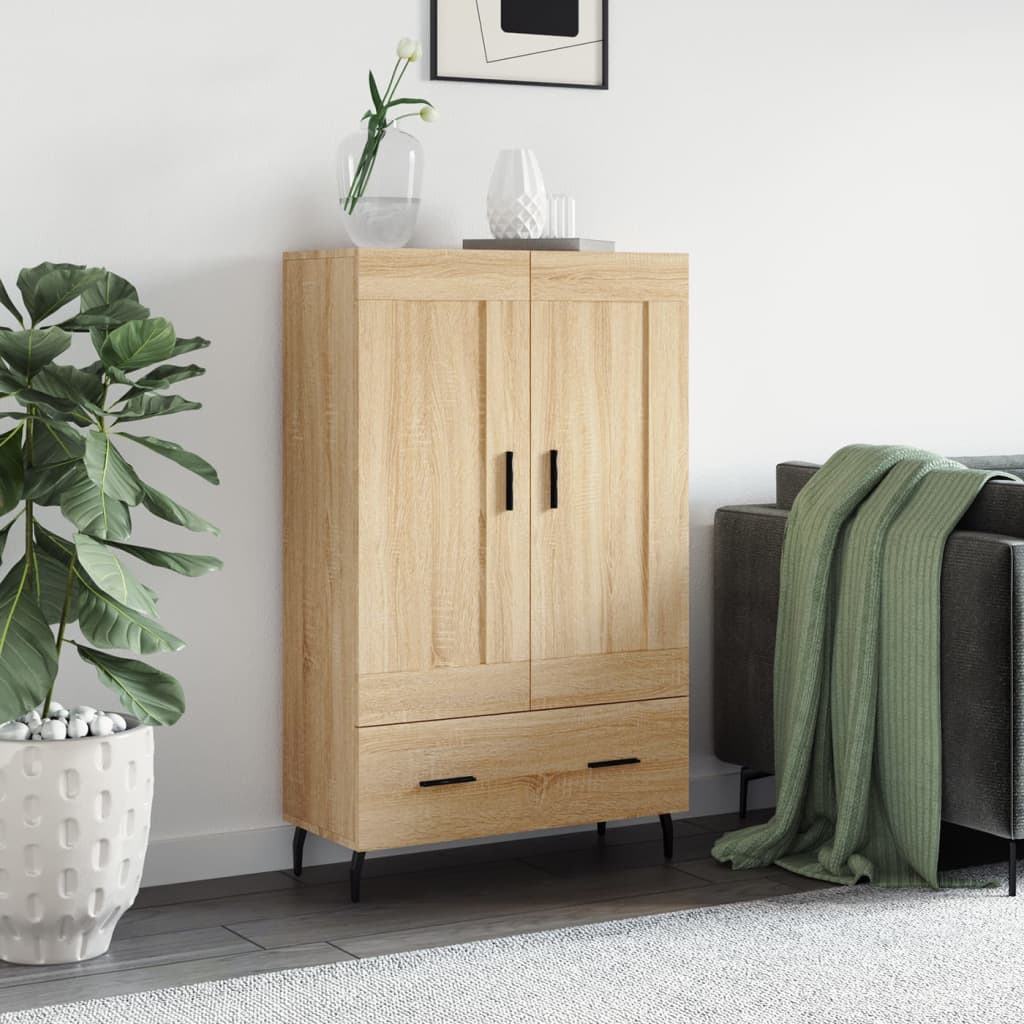 Highboard Sonoma-Eiche 69,5x31x115 cm Holzwerkstoff