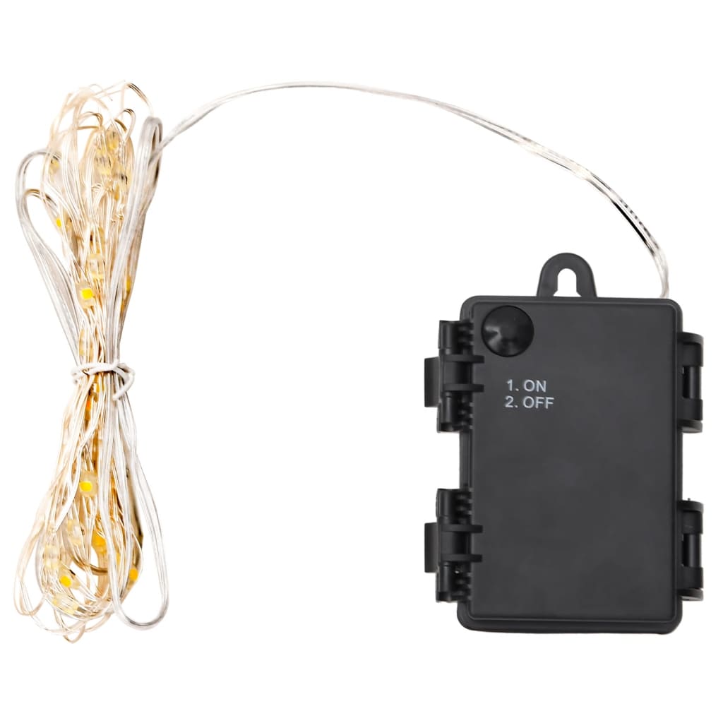 LED-Lichterkette mit 15 LEDs und Gebläse 150 cm