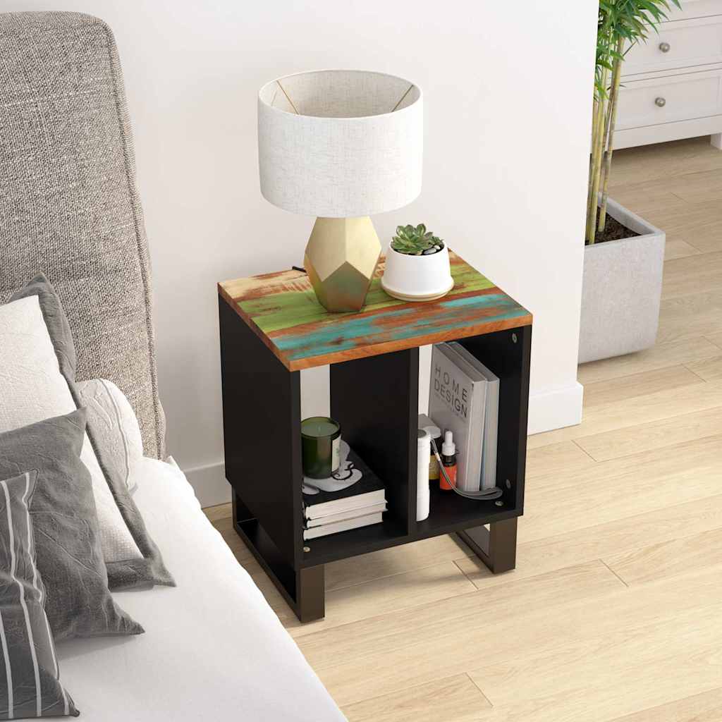 Beistelltisch 40x31x46 cm Altholz Massiv & Holzwerkstoff