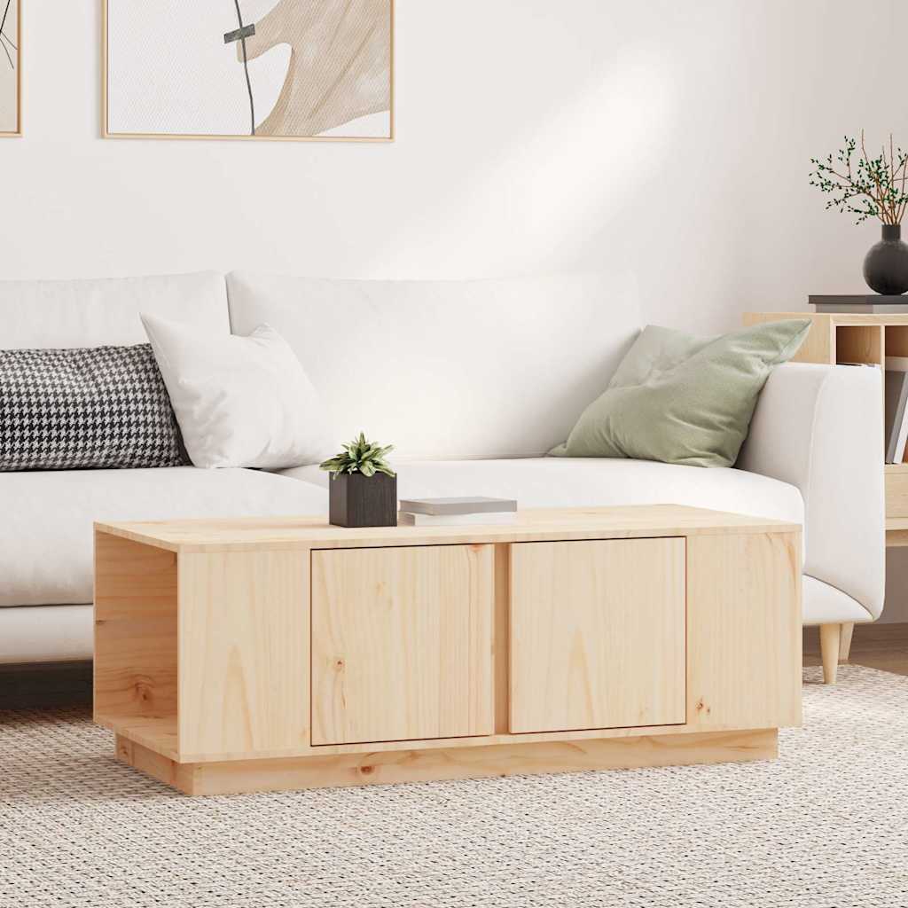 Couchtisch 110x50x40 cm Massivholz Kiefer
