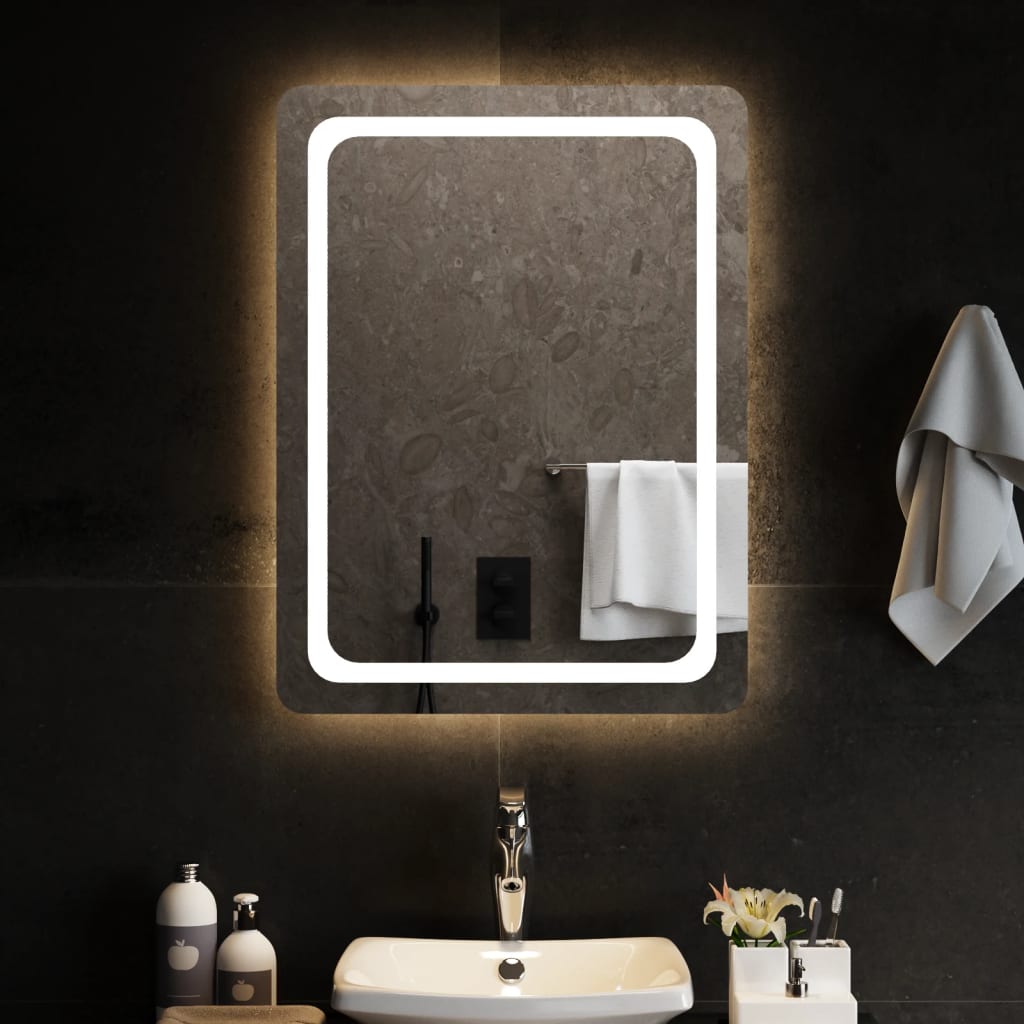 LED-Badspiegel 60x80 cm