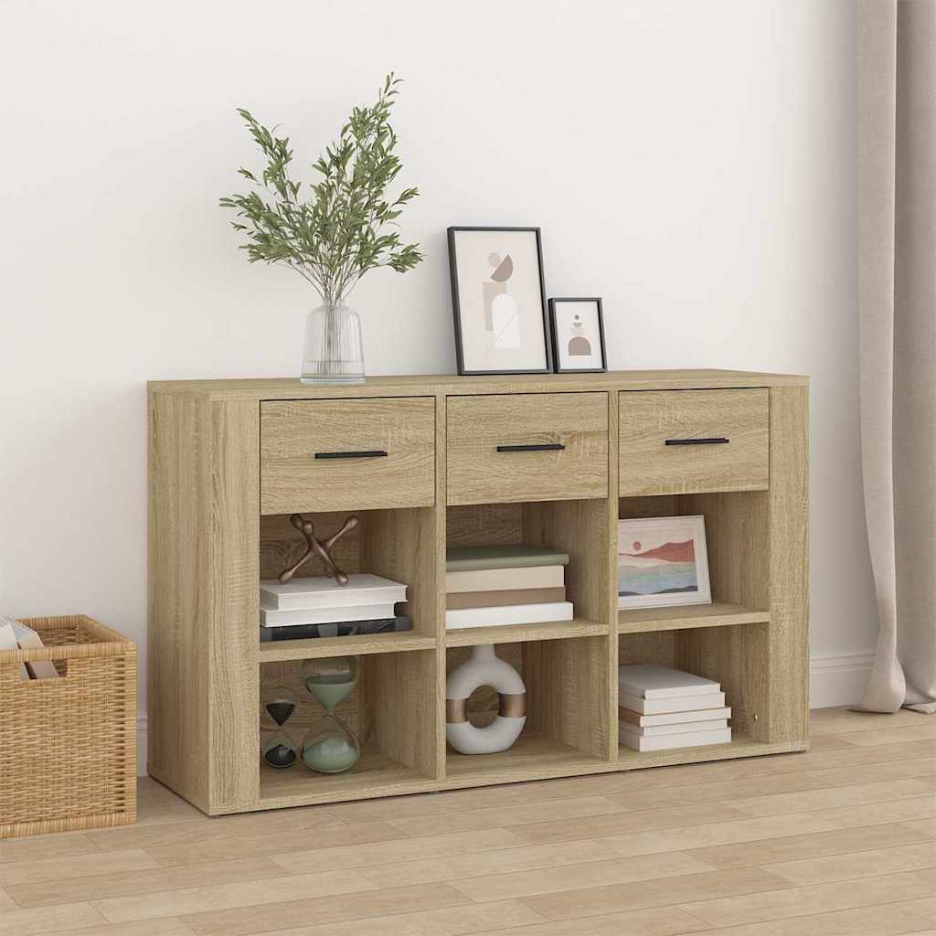 Sideboard Sonoma-Eiche 100x30x59,5 cm Holzwerkstoff