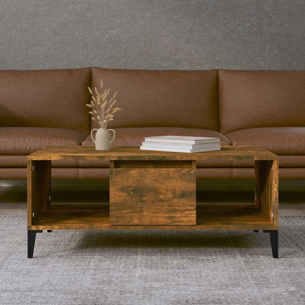 Couchtisch Räuchereiche 90x50x36,5 cm Holzwerkstoff