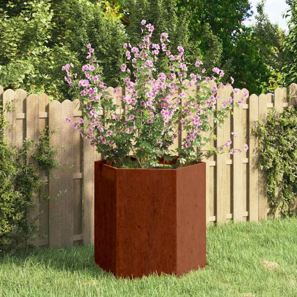 Pflanzkübel Rostig 40x40x45 cm Cortenstahl