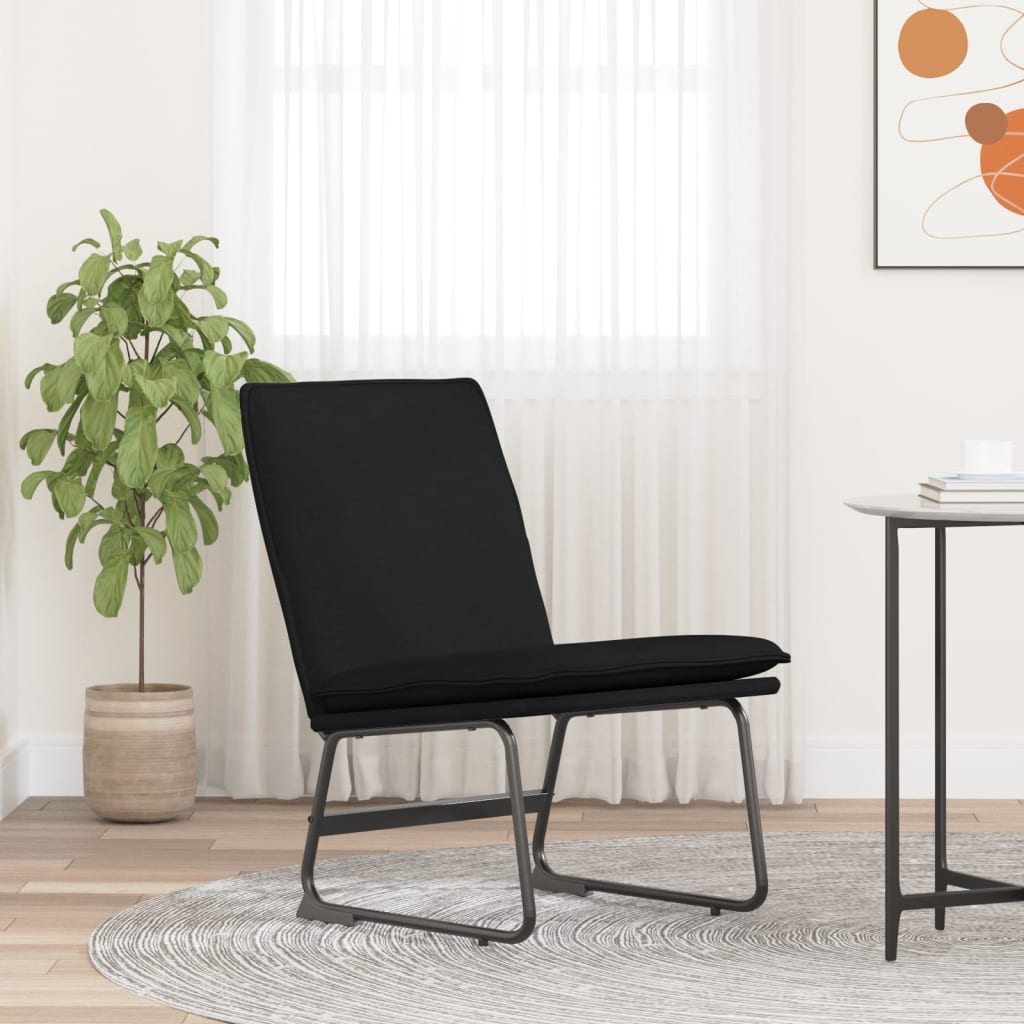 Loungesessel Schwarz 52x75x76 cm Stoff