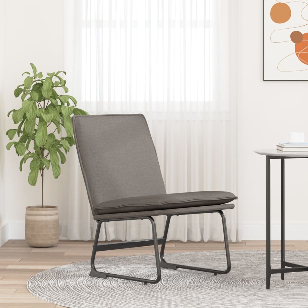 Loungesessel Taupe 52x75x76 cm Stoff