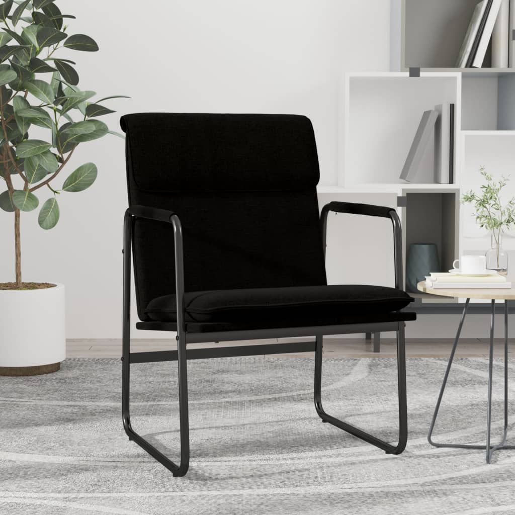 Loungesessel Schwarz 55x64x80 cm Stoff