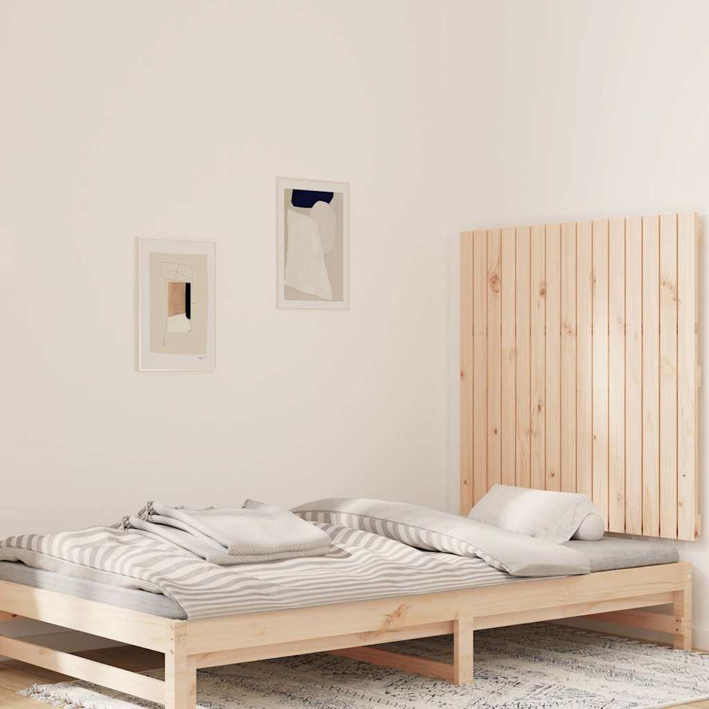 Wand-Kopfteil 95,5x3x90 cm Massivholz Kiefer