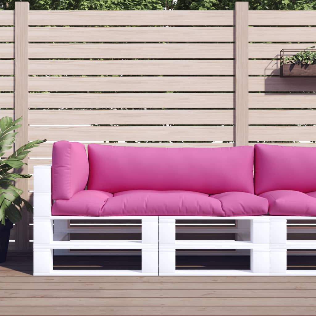 Palettenkissen 3 Stk. Rosa Oxford-Gewebe
