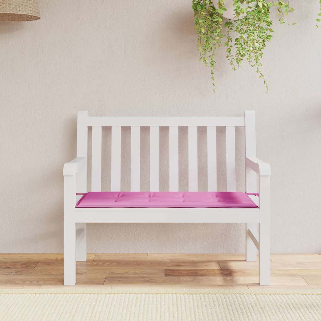 Stuhlpolster Oxford-Stoff Rosa 100 x 50 x 3 cm