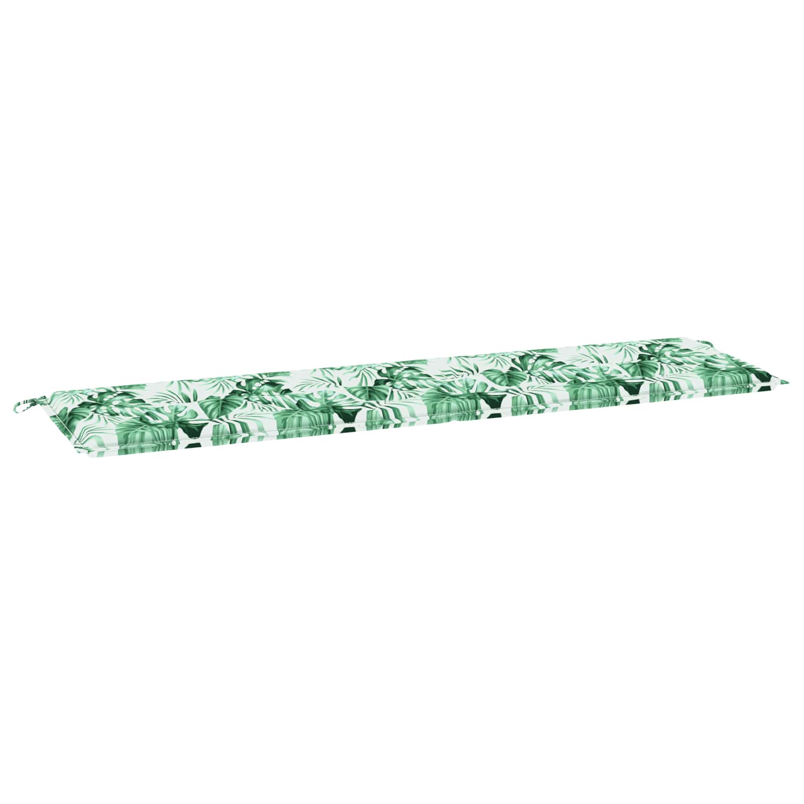 Bankpolster Oxford-Stoff Blattmuster 180 x 50 x 3 cm