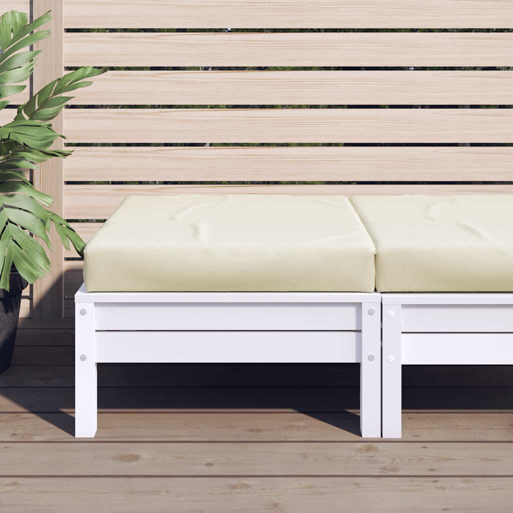 Palettenkissen Creme 60x60x9,5 cm Oxford-Gewebe