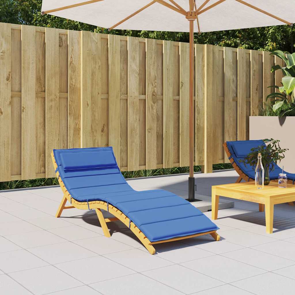 Sonnenliegen-Auflage Königsblau 180x60x4 cm Oxford-Gewebe