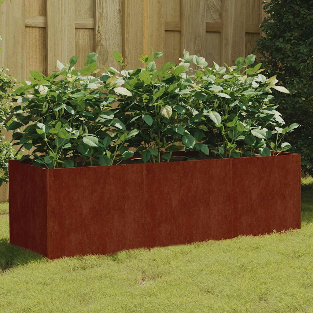 Hochbeet 120x40x40 cm Cortenstahl