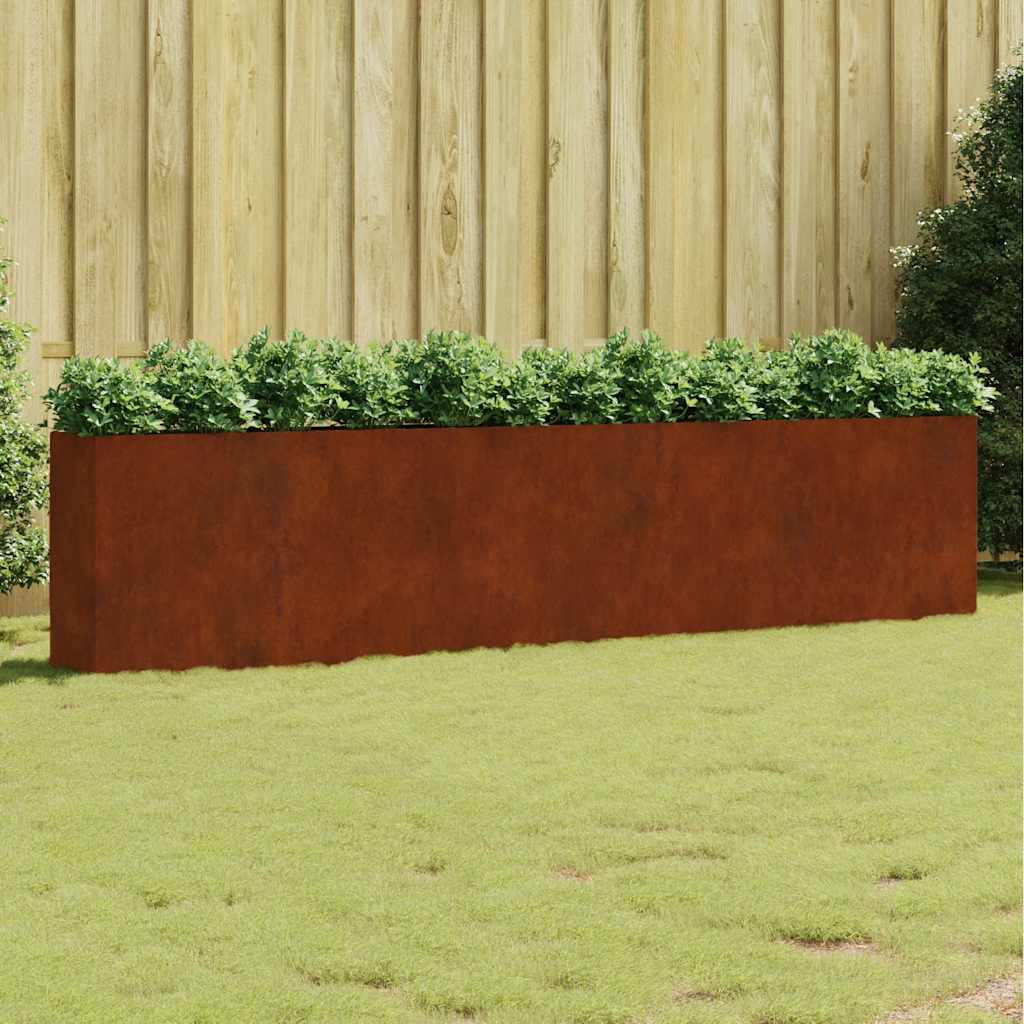 Hochbeet 360x40x80 cm Cortenstahl