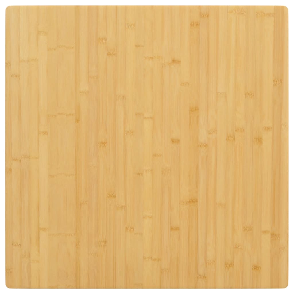 Tischplatte 90x90x1,5 cm Bambus