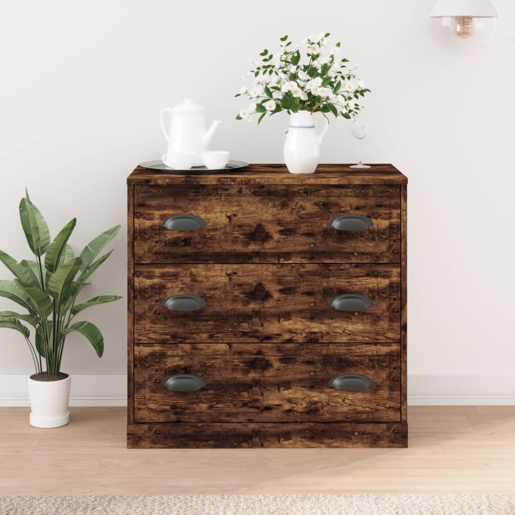 Sideboard Räuchereiche 70x35,5x67,5 cm Holzwerkstoff