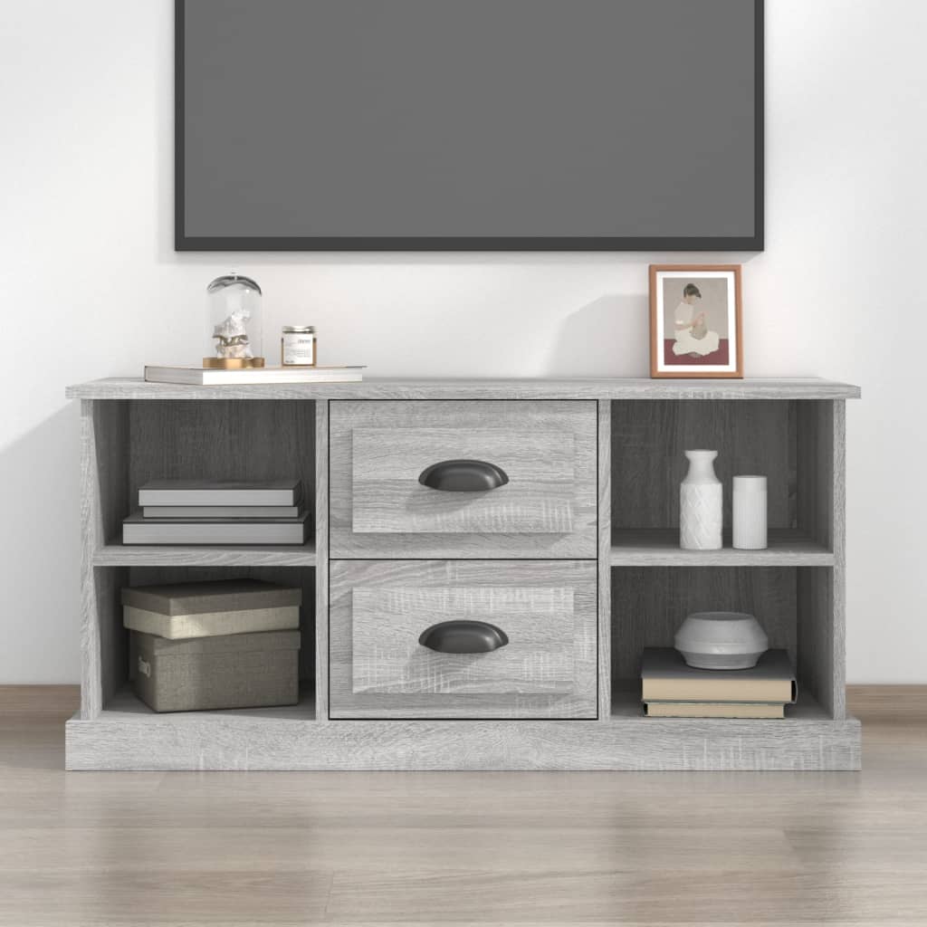 TV-Schrank Grau Sonoma 99,5x35,5x48 cm Holzwerkstoff