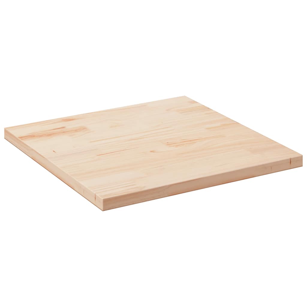 Tischplatte 90x90x2,5 cm Massivholz Kiefer Quadratisch