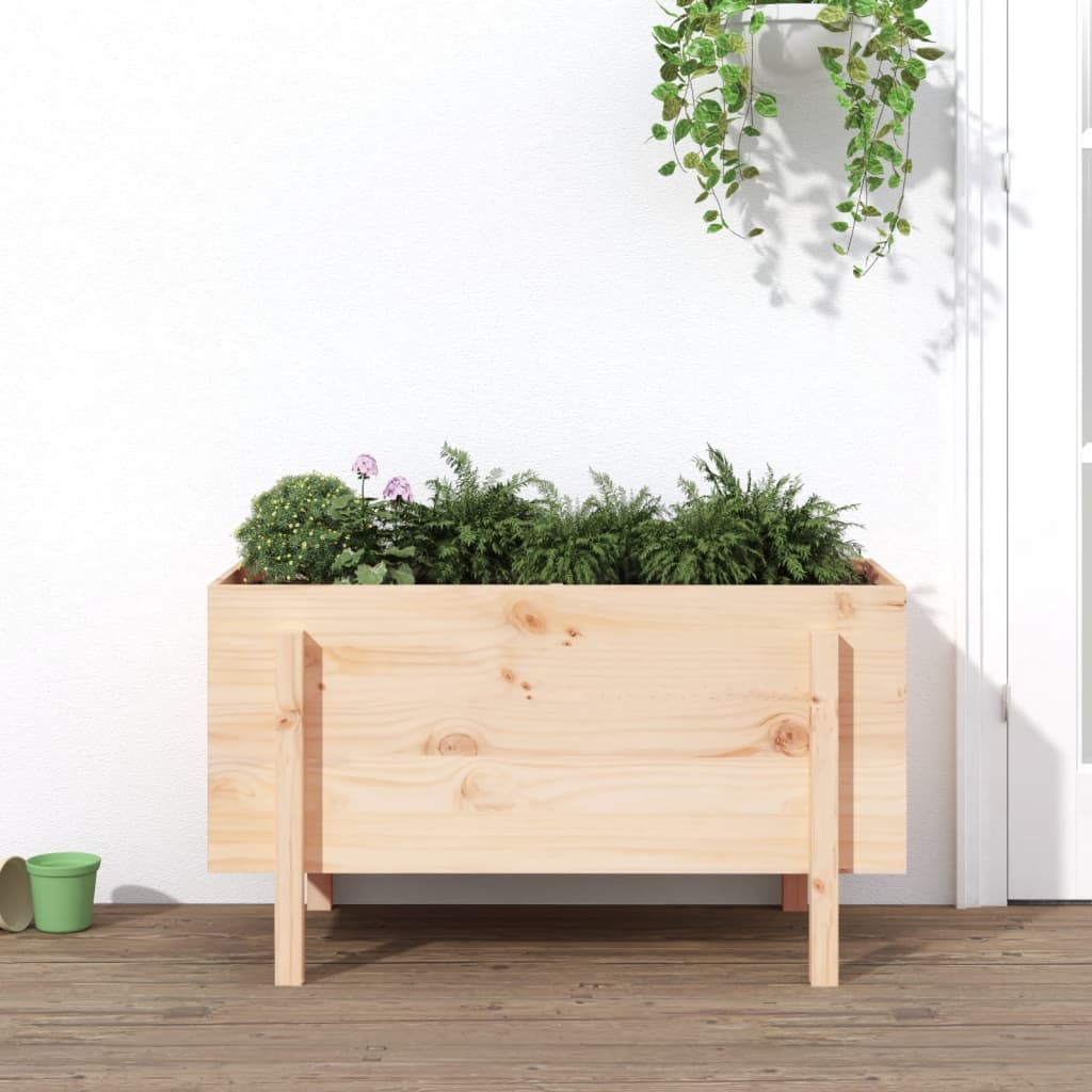 Hochbeet 101x50x57 cm Massivholz Kiefer