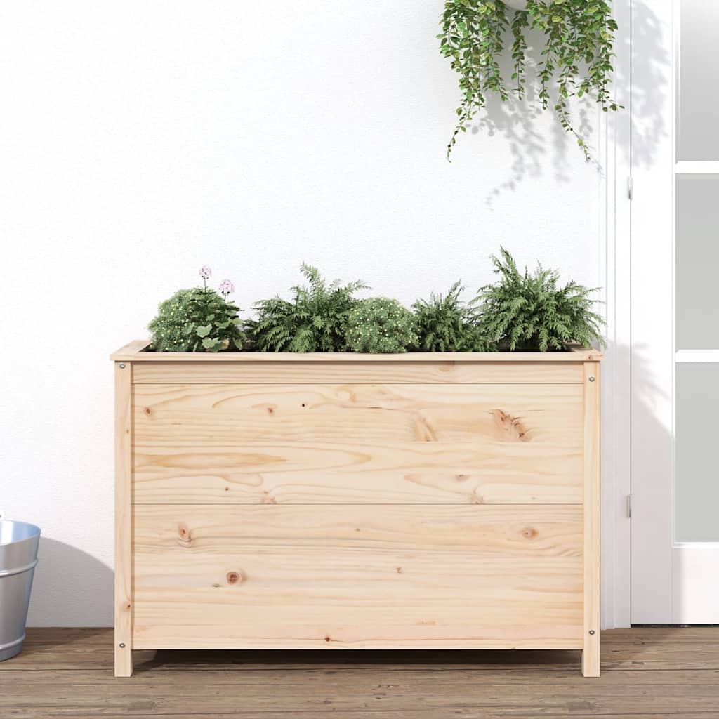 Hochbeet 119,5x40x78 cm Massivholz Kiefer