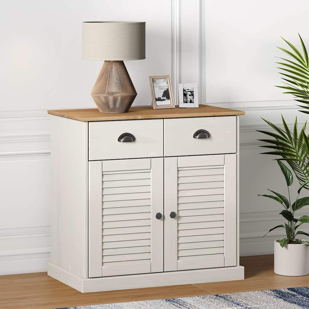 Sideboard mit Schubladen VIGO 78x40x75 cm Massivholz Kiefer