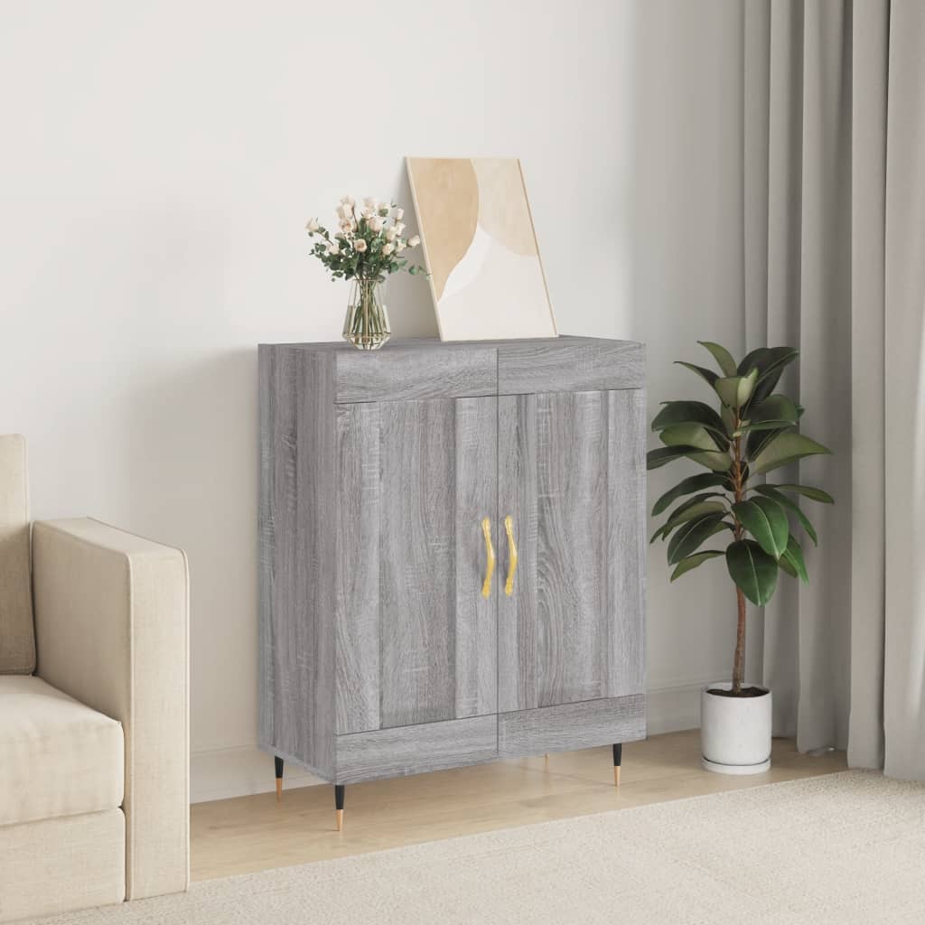 Sideboard Grau Sonoma 69,5x34x90 cm Holzwerkstoff