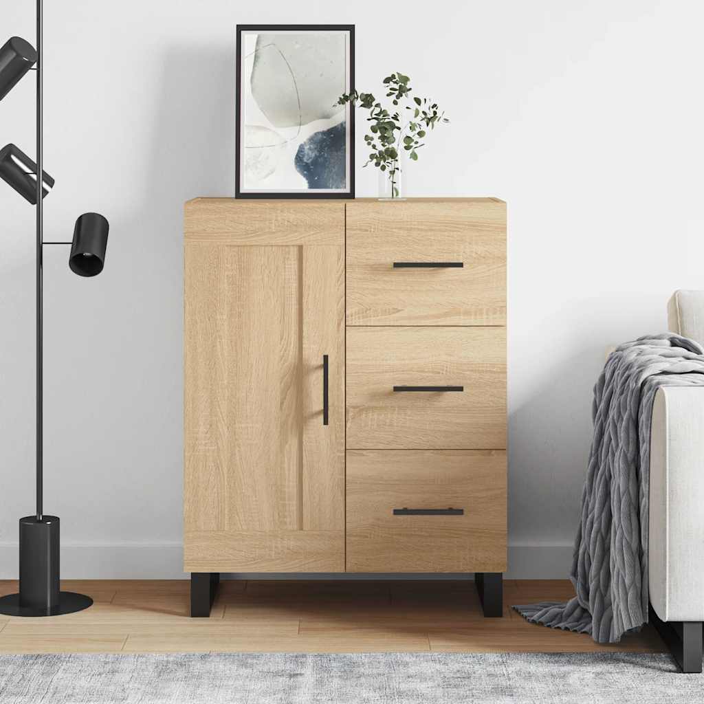 Sideboard Sonoma-Eiche 69,5x34x90 cm Holzwerkstoff