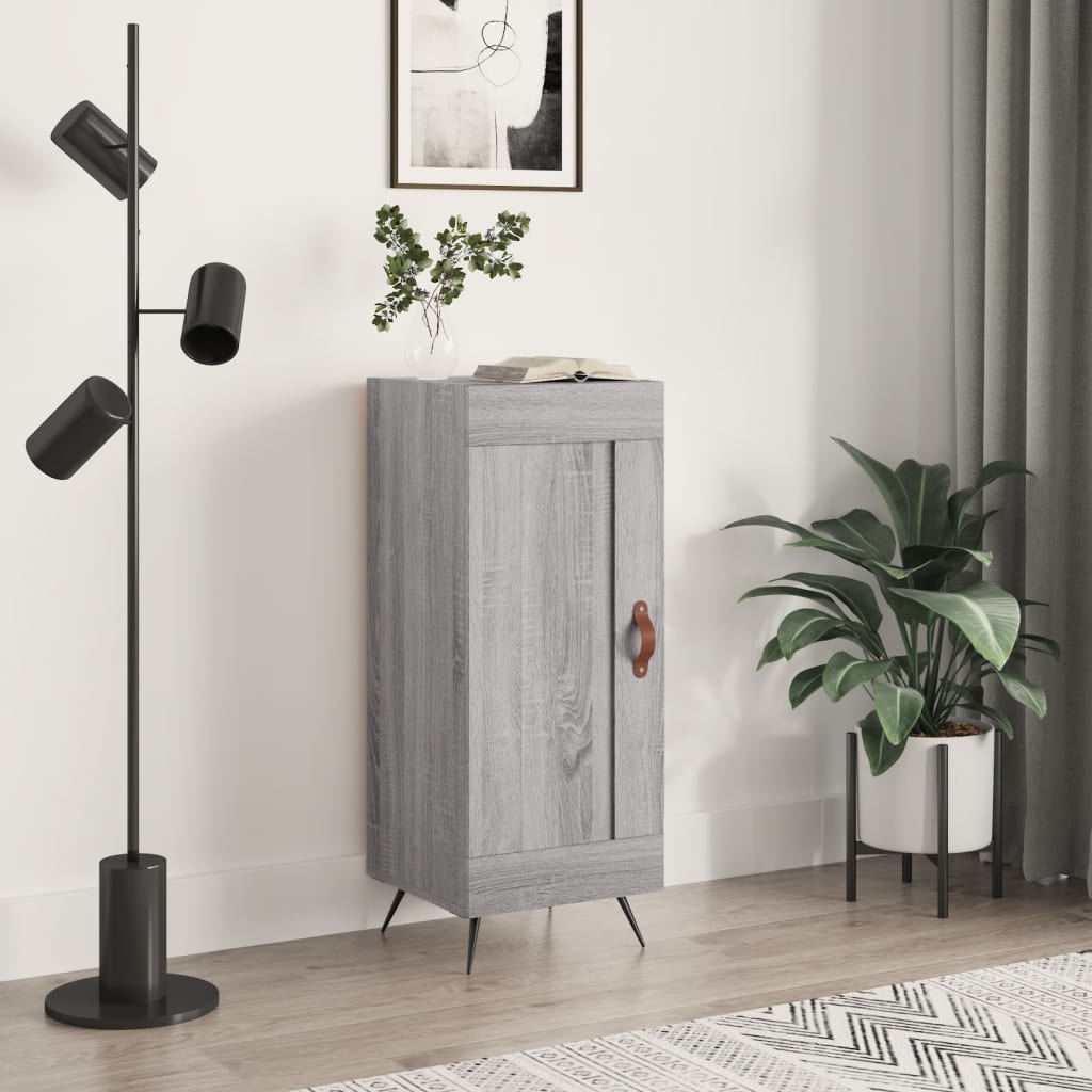 Sideboard Grau Sonoma 34,5x34x90 cm Holzwerkstoff