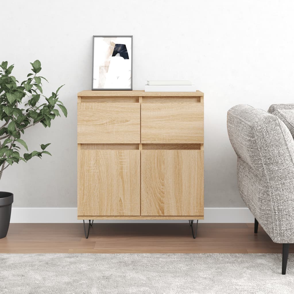 Sideboard Sonoma-Eiche 60x35x70 cm Holzwerkstoff