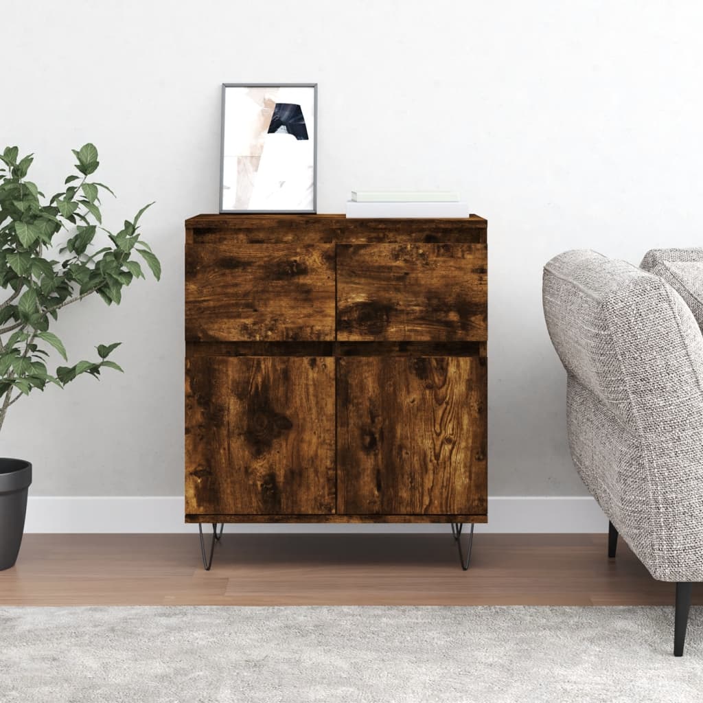 Sideboard Räuchereiche 60x35x70 cm Holzwerkstoff