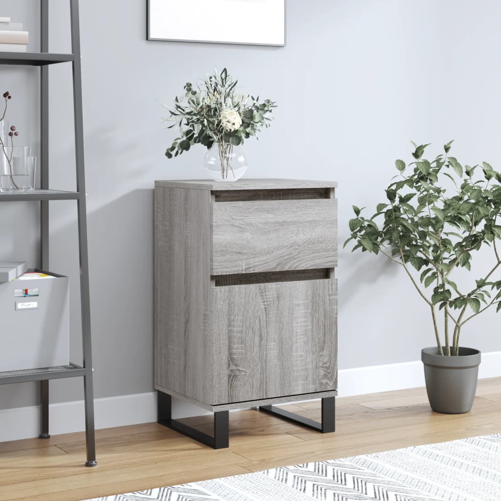 Sideboard Grau Sonoma 40x35x70 cm Holzwerkstoff